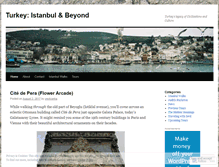 Tablet Screenshot of istanbulwalksandturkey.com